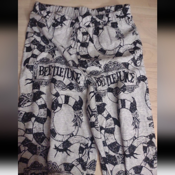 Beetlejuice Gothic Horror Sandworms Snakes Art Long Pajama Pants - Picture 1 of 4